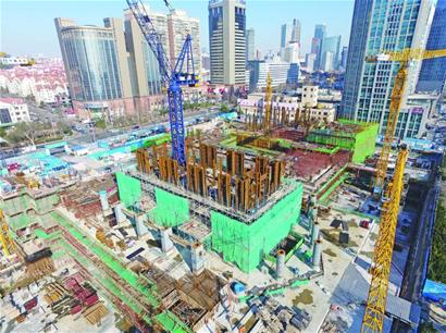 海天中心项目实现智慧建造 打造青岛新高度