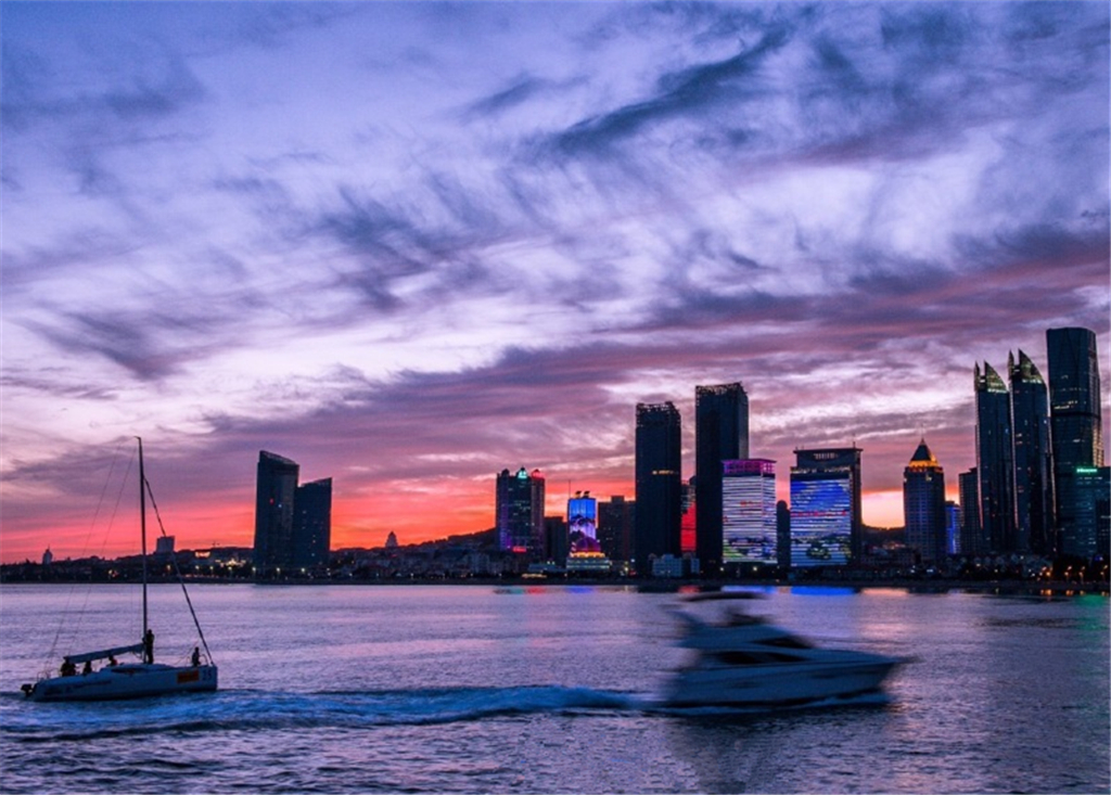 千帆入港 奥帆中心美得像油画