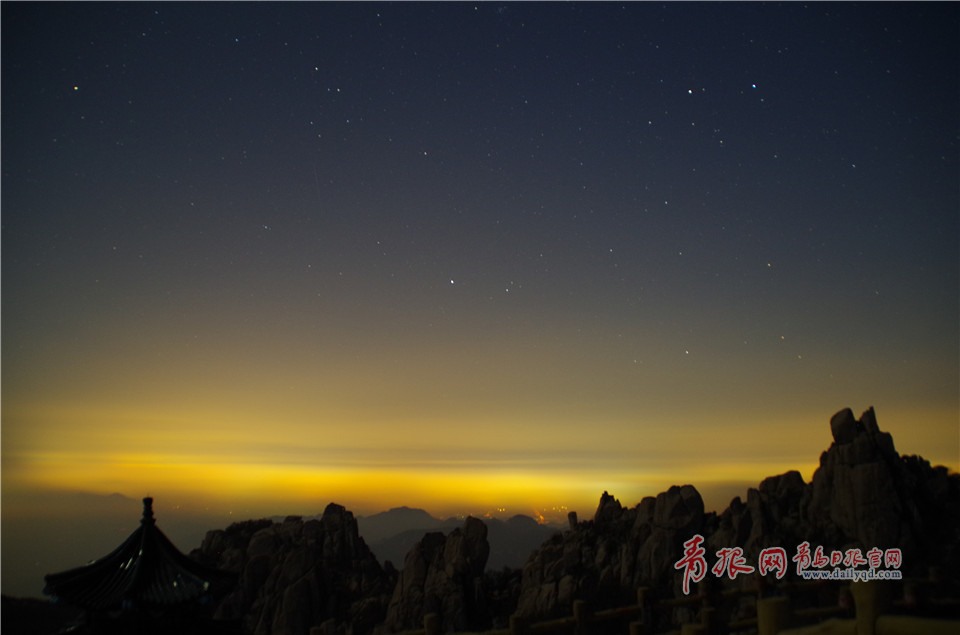 崂山 日出 日落 星空 夜幕 安静