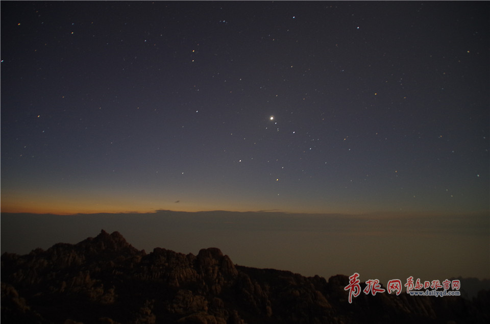 崂山 日出 日落 星空 夜幕 安静