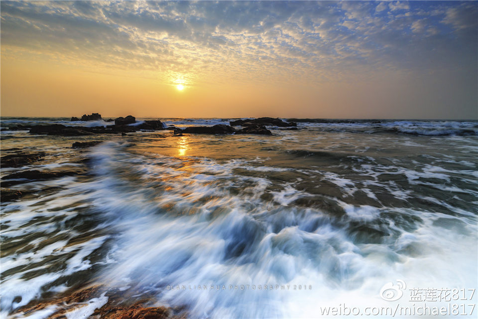 初春，来青岛看一场海上日出！