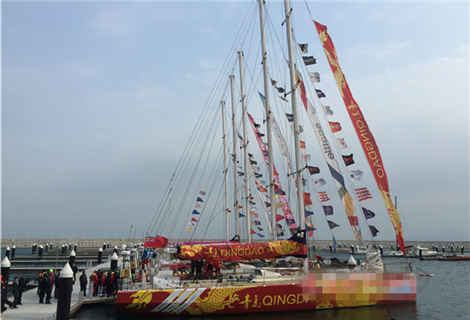 “青岛”号抵青归港，总积分榜上名列前茅