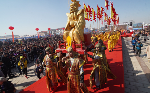 田横祭海典礼盛大启幕 现场人山人海